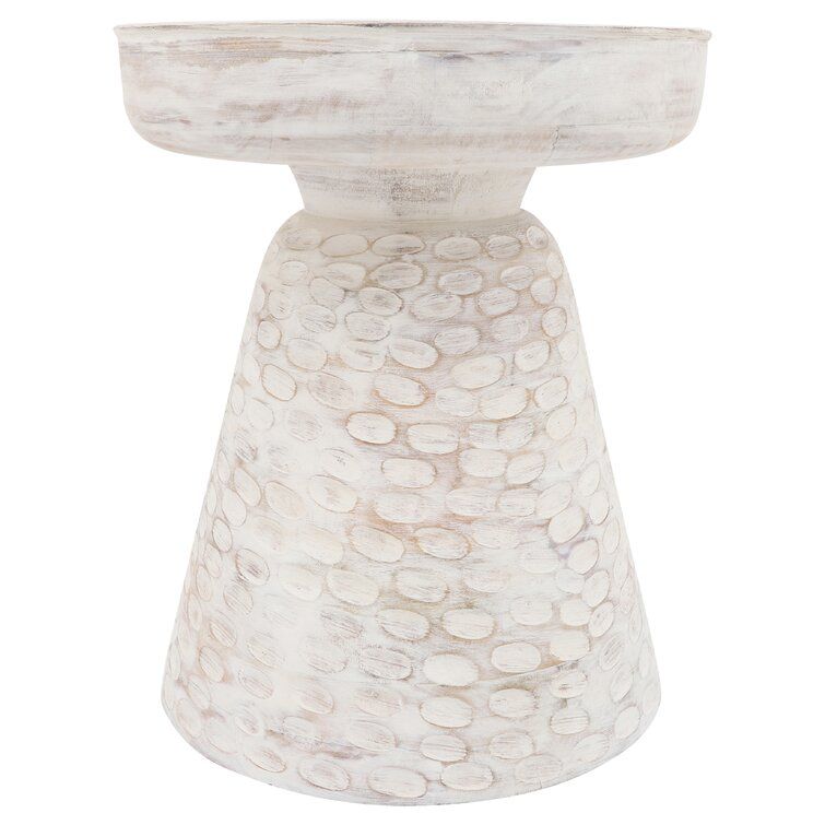Neoma 19'' Tall Pedestal End Table added by Sandy Schargel Interiors