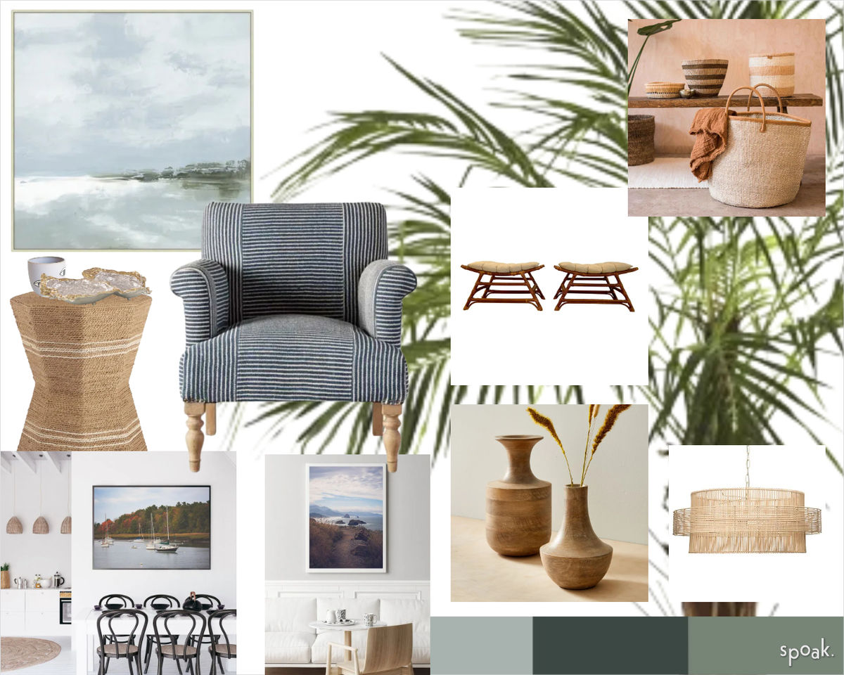 Kitchen + Living Room Inspiration designed by Alex Marie