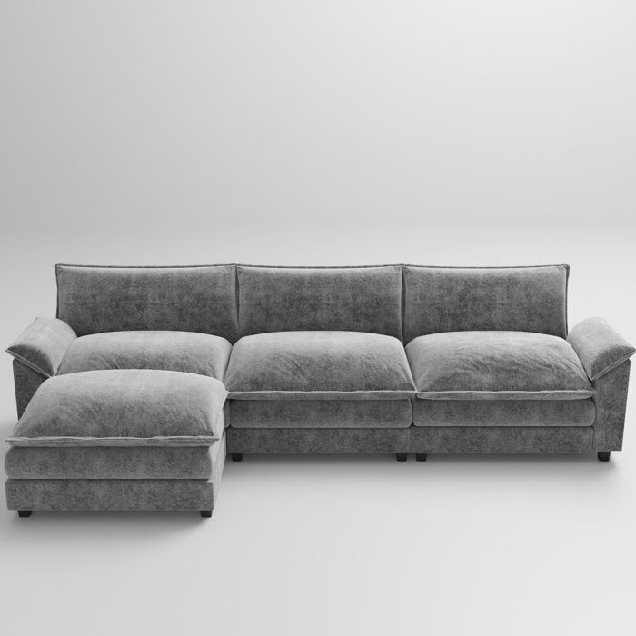 Arlynda 4 - Piece Upholstered Sectional added by Kim Kwiatkowski