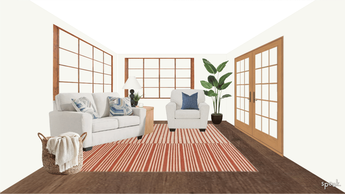 Kitchen + Living Room Inspiration designed by Mary Arnold