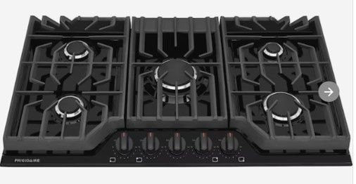 Frigidaire 36-in 5 Burners Black Gas Cooktop Item #518349 added by MISSY PITT
