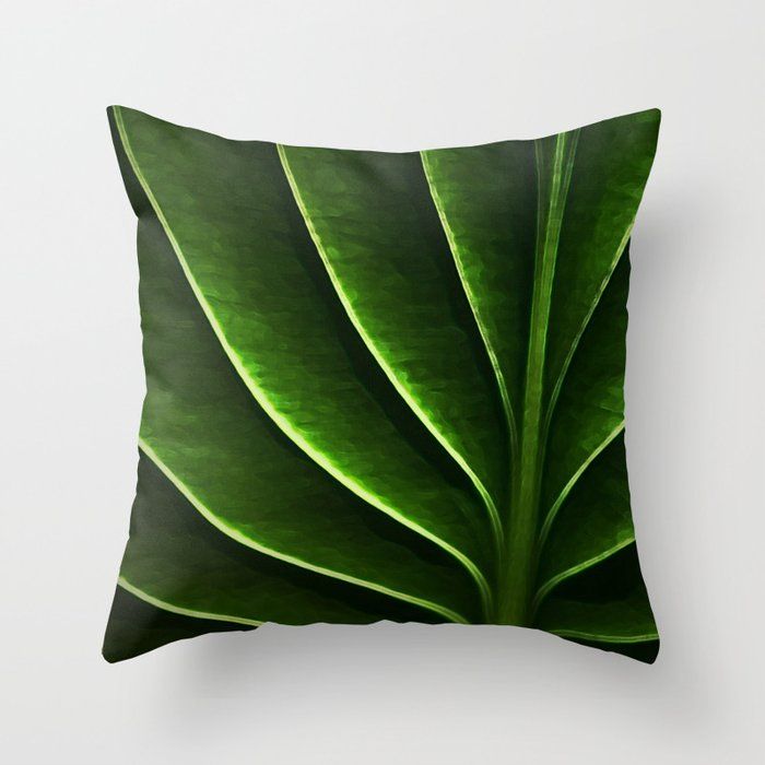 Palm Tree Photography Throw Pillow by Kirby Tomlinson added by Amanda Manganaro