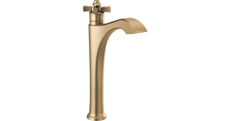 Delta 757-CZ-DST Dorval 1.2 GPM Deck Mounted Vessel Single | Build.com added by Sandy Schargel Interiors