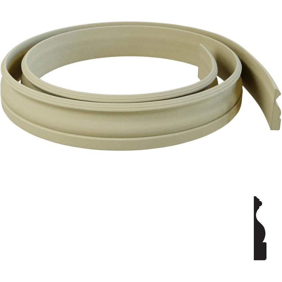 Ekena Millwork 1 in. x 144 in. x 5 1/4 in. Resin Casing Flexible Moulding CASFCVA525X144 - The Home Depot added by Abby Baker