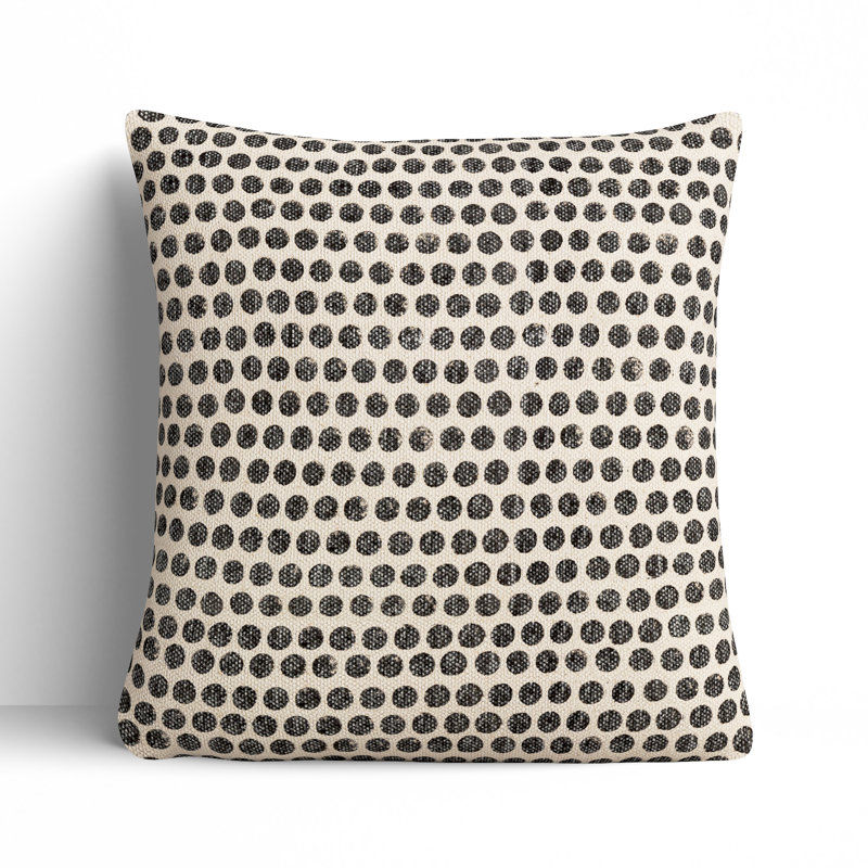 Zetta Polka Dots Cotton Throw Pillow added by Rachel Fedorov