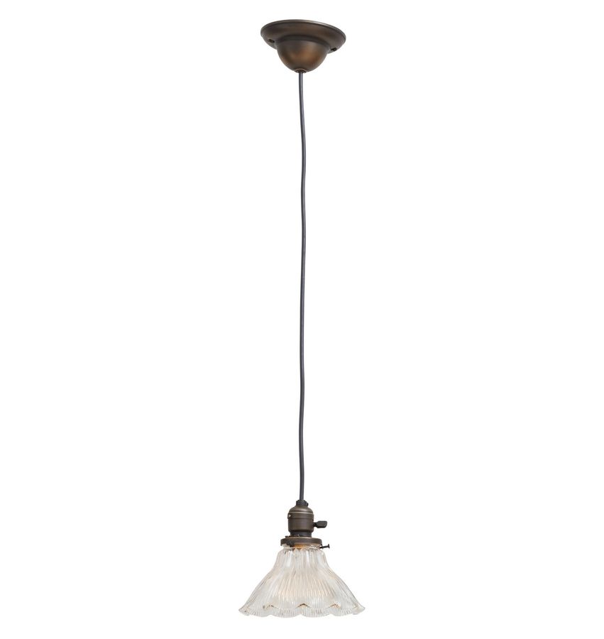 Vintage Cord Pendant With Prismatic Holophane Shade$299LIMITED AVAILABILITYSKU: 6406999DELIVERY & PICKUP OPTIONSSHIP THIS ITEMArrives Feb. 12 - 14to29401ADD TO CARTFREE DESIGN APPOINTMENTADD TO FAVORITESOVERVIEWAn understated alternative to highly stylized and ornamented lighting, Traditional designs represent a more accessible, everyday design aesthetic. Beautiful and simple details, such as bead chains, center-post fixtures, and unadorned shades make an easy transition into modern homes, adding the perfect touch of vintage character. All our antique and vintage lighting is carefully sourced and restored by our knowledgeable Rejuvenation Vintage team at our Portland restoration studio—keeping them out of landfills and giving them new life.DETAILS YOU'LL APPRECIATECirca 1910Historical Style: TraditionalCUSTOMIZABLE LIGHTThe length of this light can be customized to work for your space. See Dimensions below for current and shortest possible lengths.Once you’ve selected your light, simply email oldstuff@rejuvenation.com with proof of purchase to discuss options (note that adding length to fixtures is not always possible).CONDITION NOTESAll of our antique and vintage lighting is restored in our Portland, Oregon restoration shopEach fixture is disassembled, cleaned, rewired and tested for safetyUnless noted or clearly detailed in product photos, fixtures and shades will be free of significant chips, cracks, or functional defectsWhere possible original finishes are retained and will show wear and patina commensurate with age; finish is noted with dimensions belowSee photos for condition detailsPRODUCT SPECIFICATIONSBulbs not included.DIMENSIONSSHIPPING & RETURNS added by Serena Finnerty