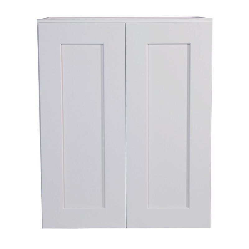 Ebern Designs Frits Ready to Assemble 30 x 12 x 12 in. Wall Cabinet Style 2-Door in White added by Nichelle Warren