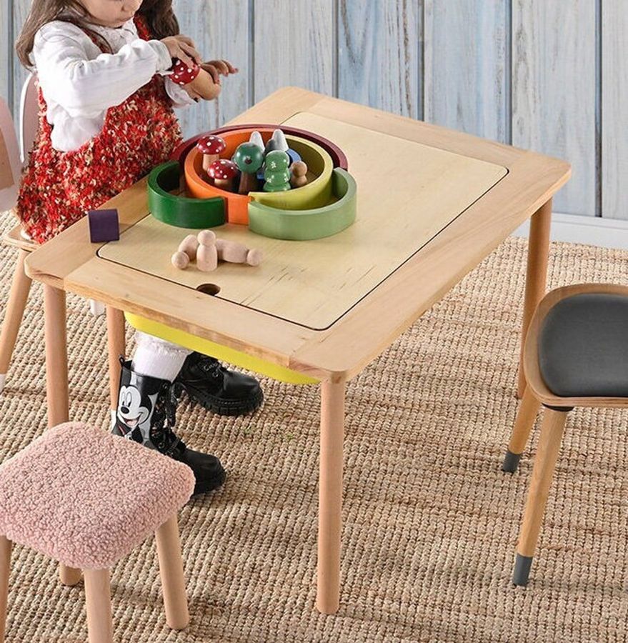 Kids Activity Table, Kids Gaming Table, Activity Table Without Bins, Gift for Kids - Etsy Mexico added by Carla Gonçalves