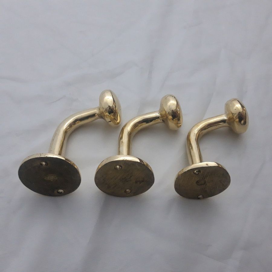 Brass Decorative Wall Hooks Towel Hook-handcrafted Unlacquered - Etsy added by Kristi Kautz