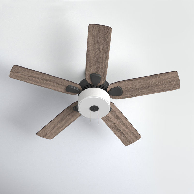 52" 5 - Blade Standard Ceiling Fan with Light Kit Included | Joss & Main added by Where The Heart Is Designs