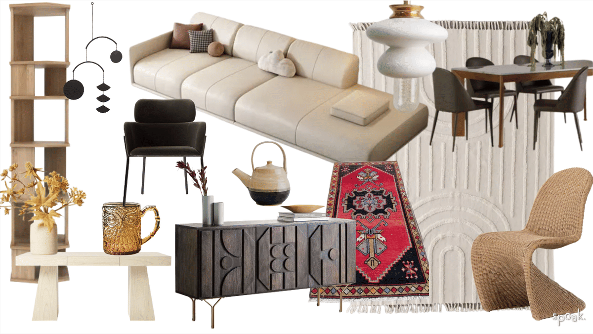 Kitchen + Living Room Inspo designed by Mackenzie Mugica