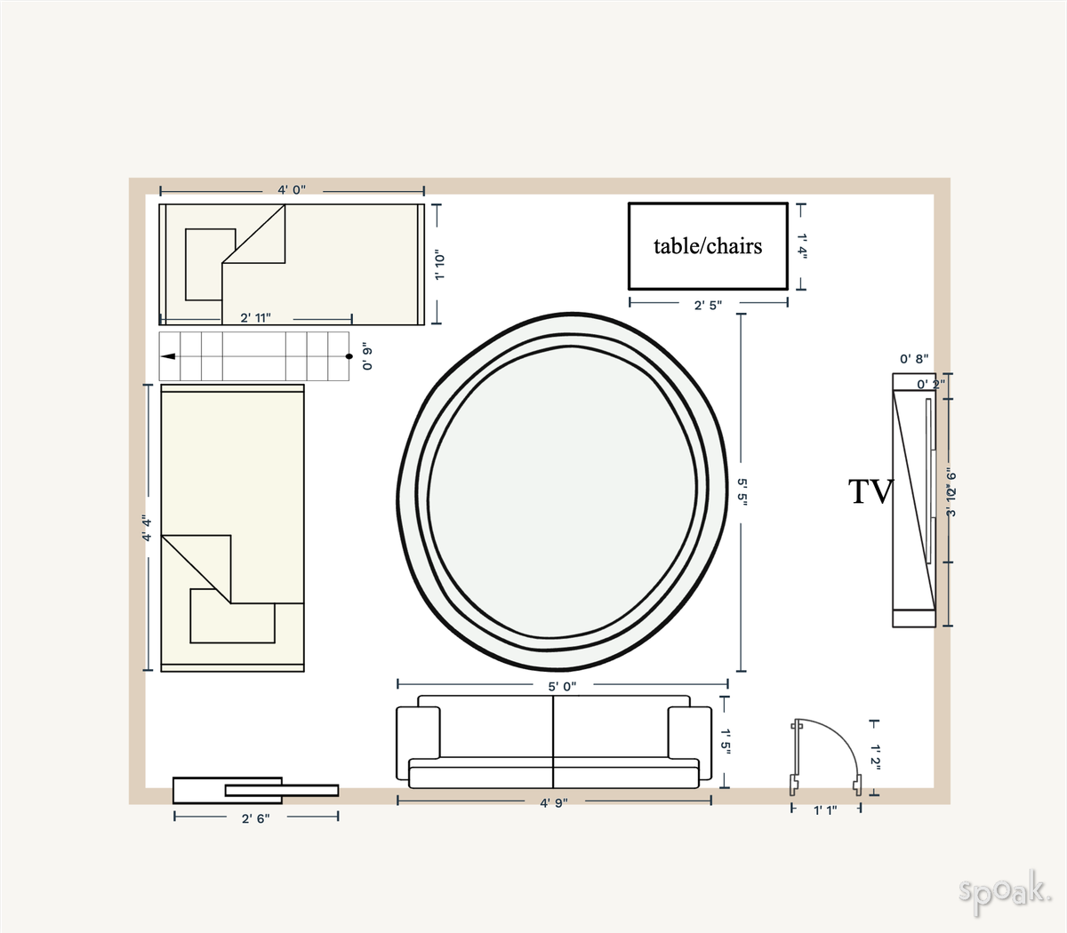 Primary Bedroom Plan designed by Erin healey