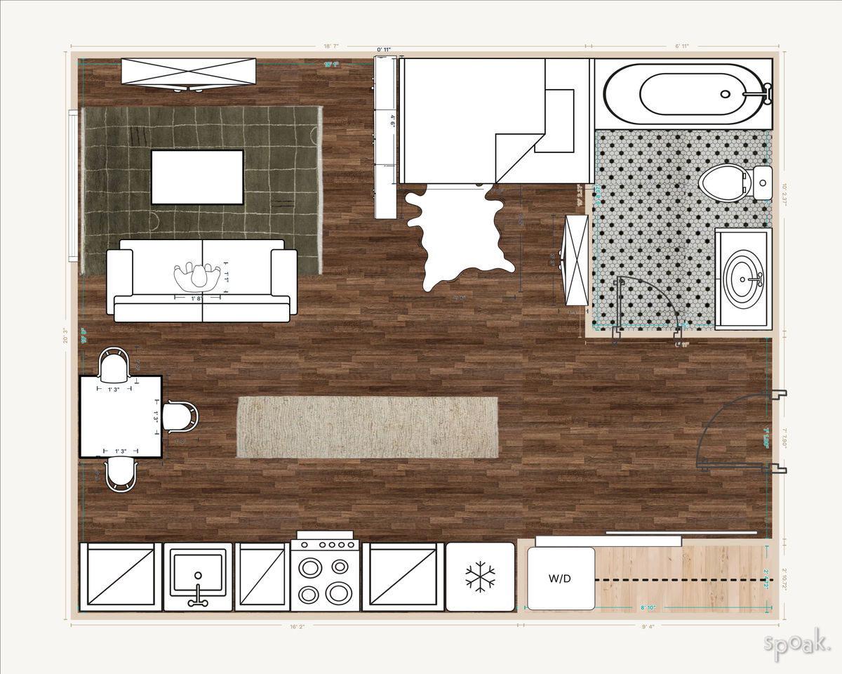 Apartment layouts and floor plan ideas.
