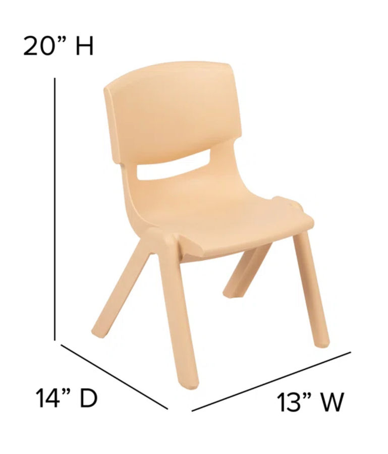 Goddard Plastic Stackable School Chair with 10.5" Seat Height - Preschool Chair added by Charity Mozafari