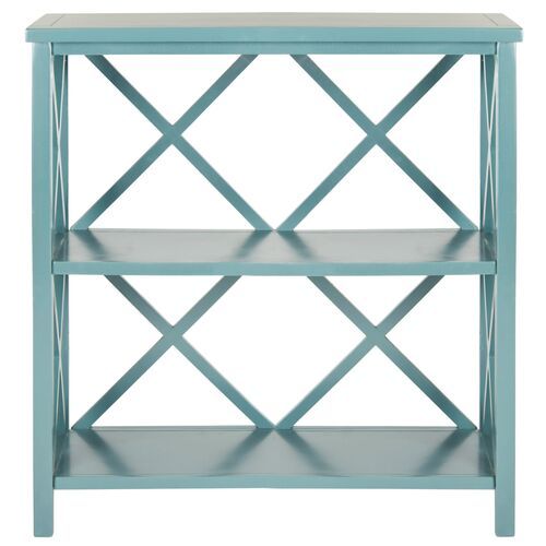 Hadley Open Bookcase, Blue added by Shelby Hernandez