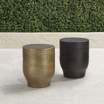 Benton Accent Stool | Frontgate added by Danielle Hughes