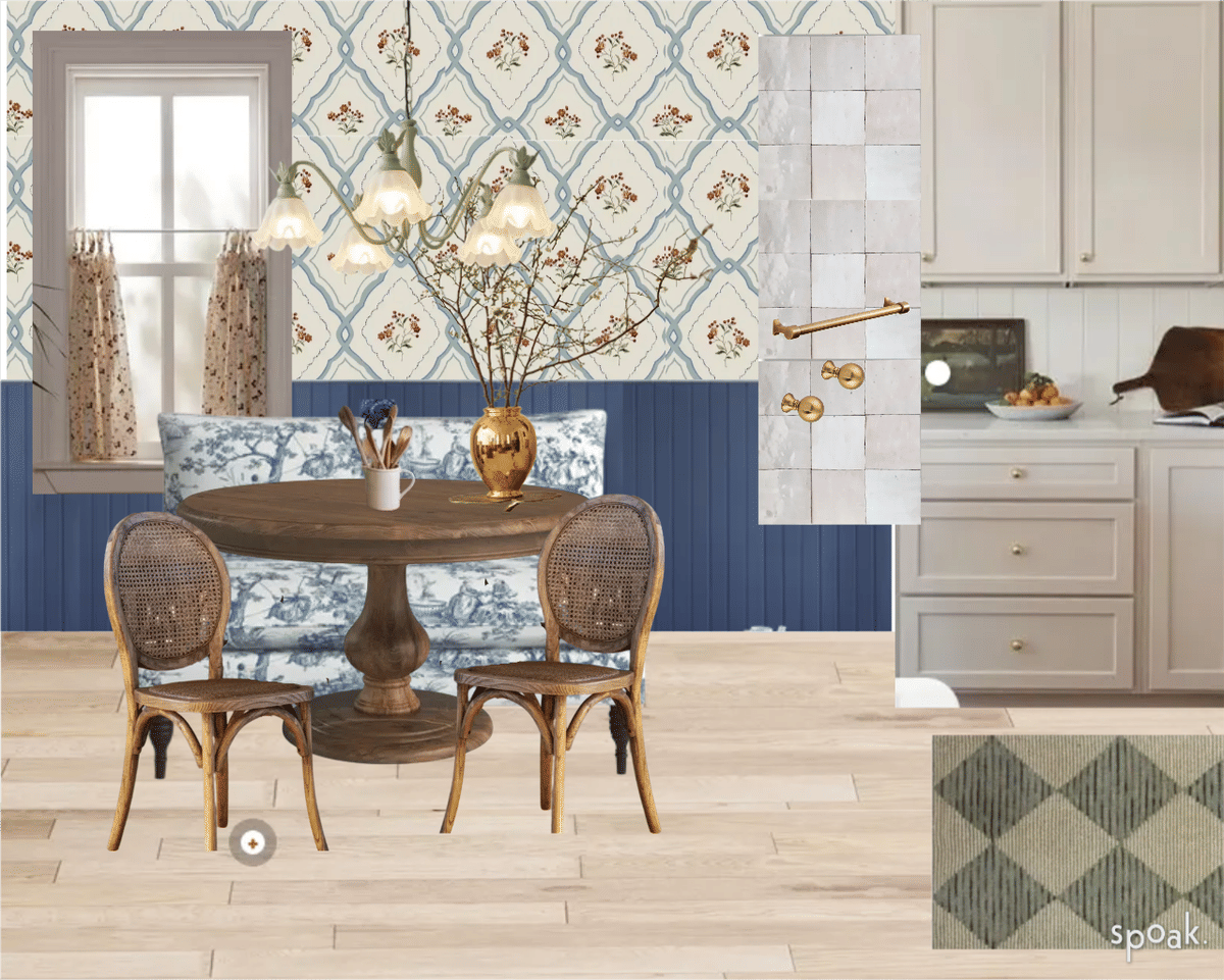 Shabby Chic Kitchen Inspiration designed by Kelley Dowling