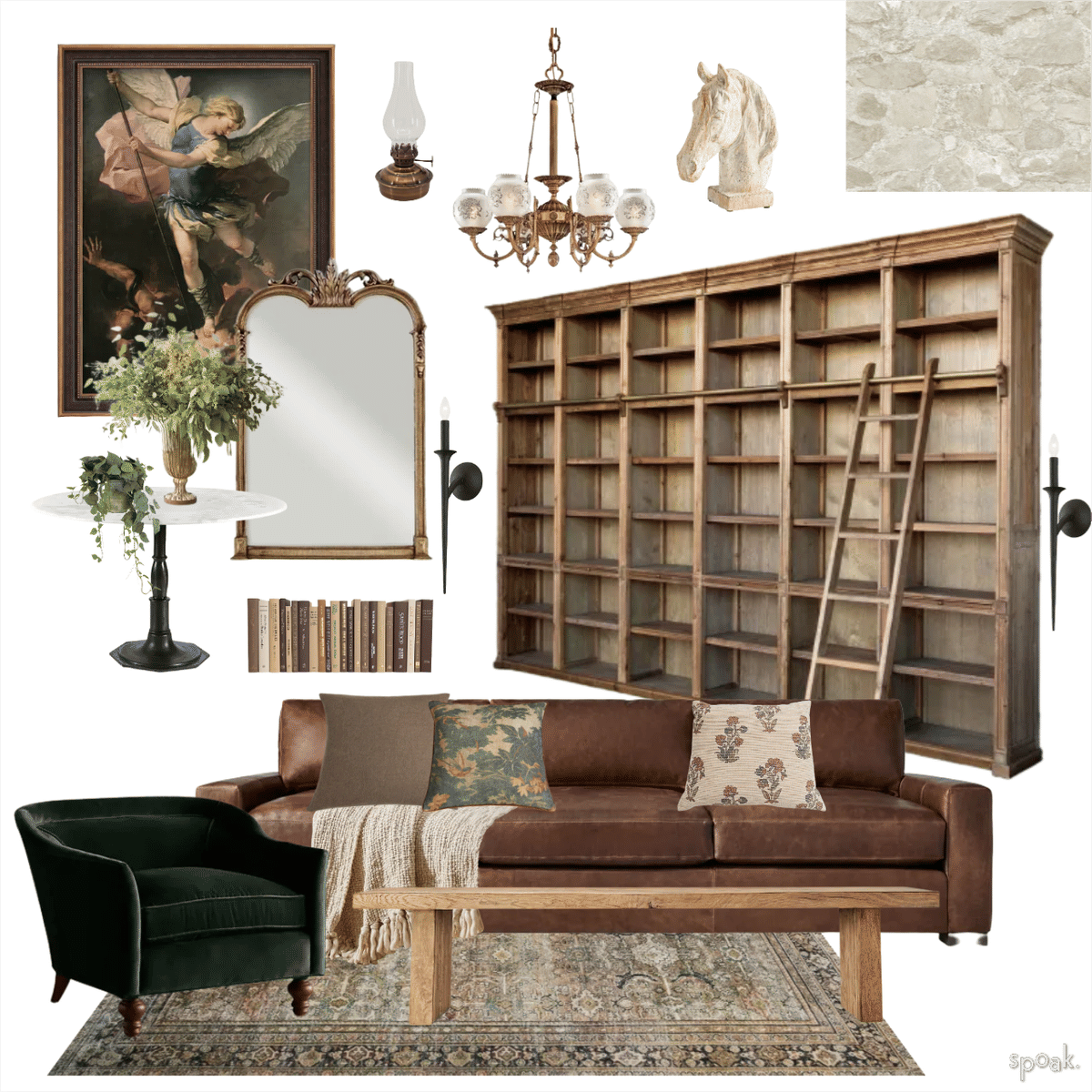 Kitchen + Living Room Inspiration designed by Victoria Hardin