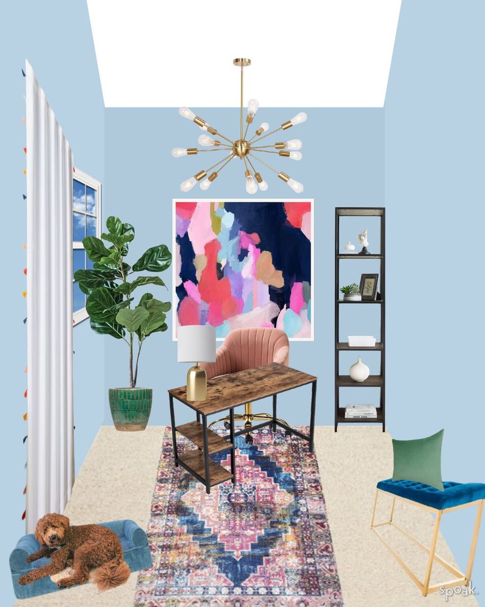 Pink Craft Room Inspo designed by Maria Palantino