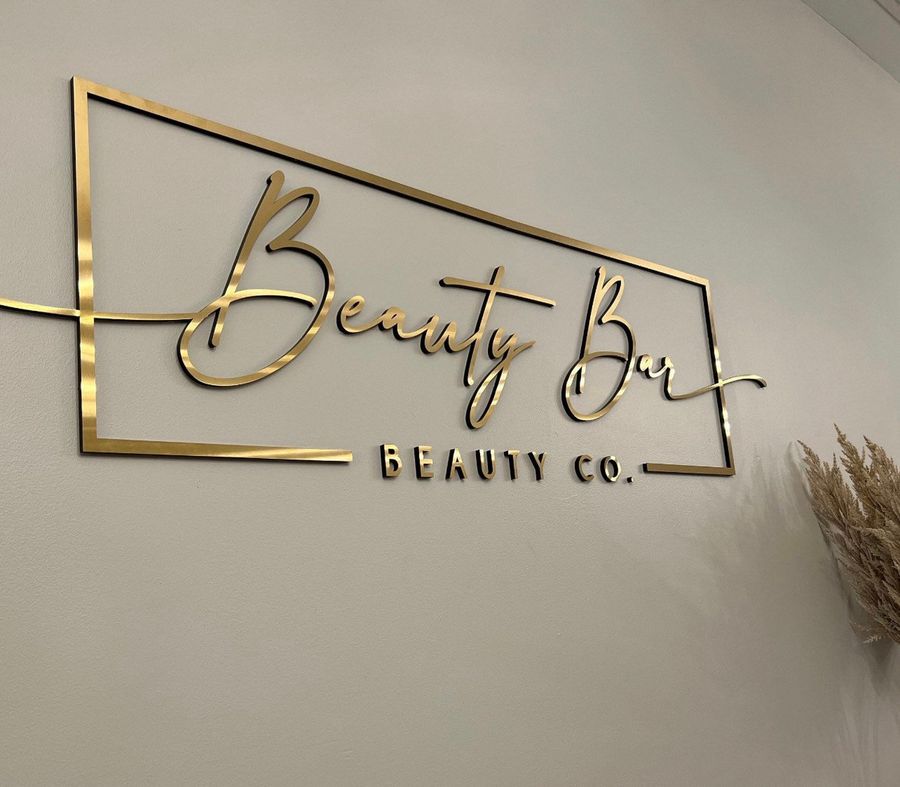 Custom Laser Cut, Clinic Sign, Sign with Raised 3D Design, Business Letter, Eye Doctor Lobby Signage, Reception Logo, Brushed Metal Logo added by Katie Carpenter