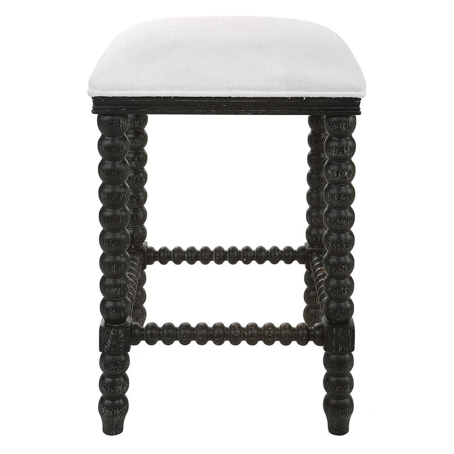 Pryce Counter Stool, Black | Uttermost added by Emily Brannelly
