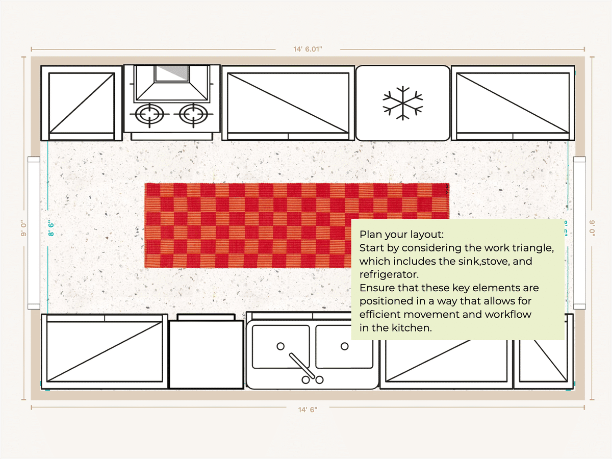 Kitchen Plan designed by Spoak 