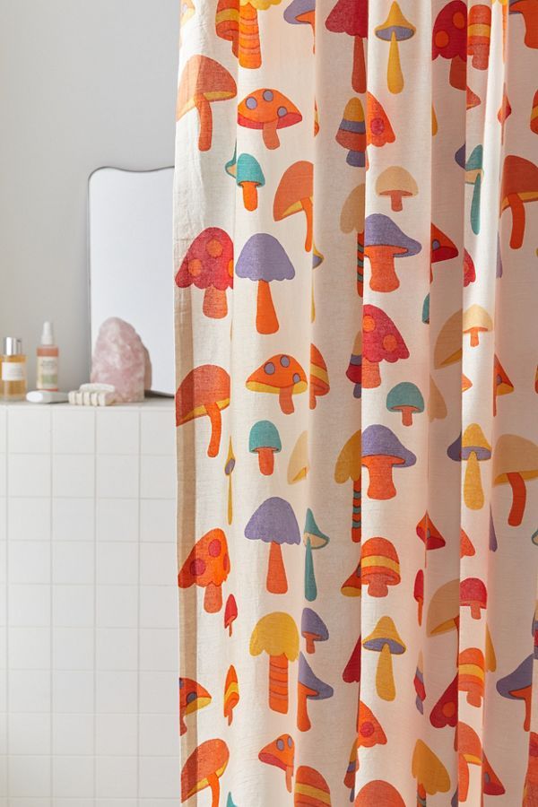 Mushroom Friends Shower Curtain added by Spoak Member