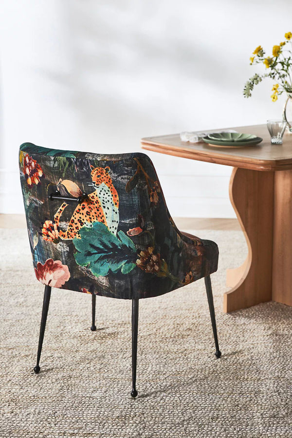 Velvet Lena Elowen Dining Chair - medium pink added by Danyale McCurdy-McKinnon, PhD