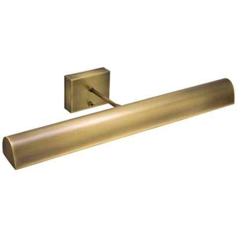House of Troy 14"W Antique Brass Classic LED Picture Light - #X7694 | Lamps Plus added by Kate McKay Designs