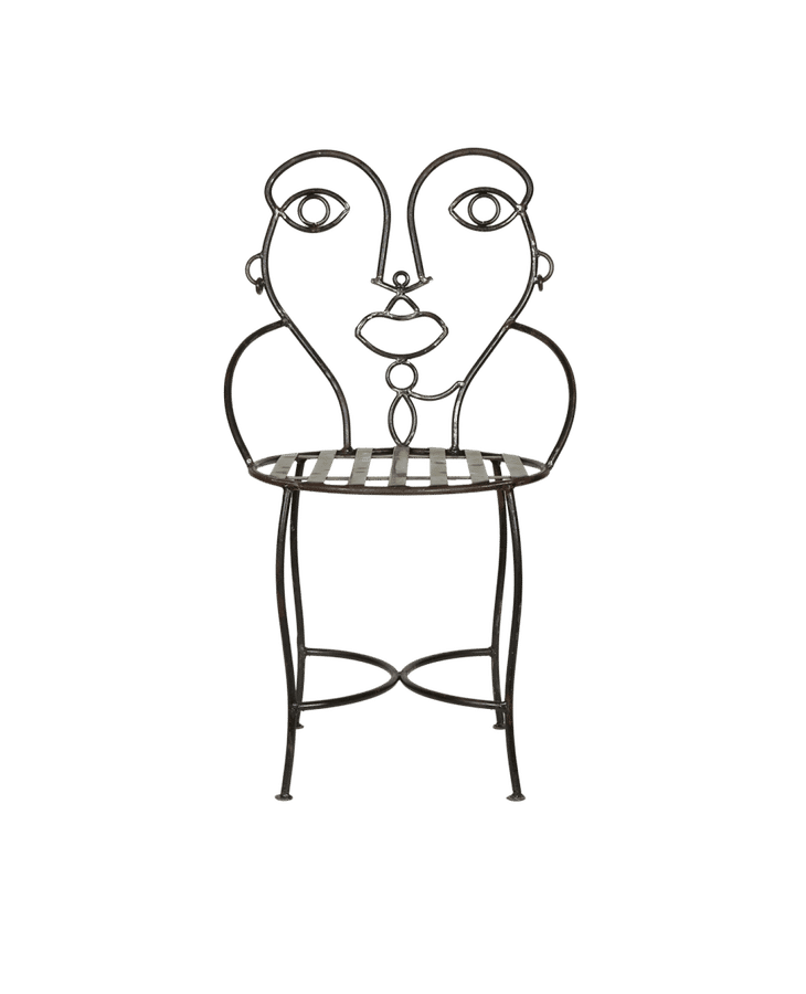 Metal Face Chair - Hers from Mexico added by Evie Leigh
