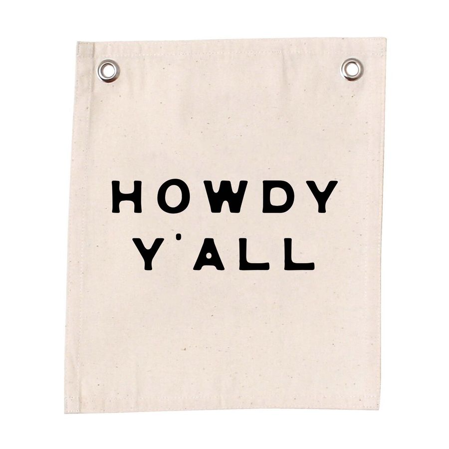 Howdy Yall  Canvas Banner Howdy Collection  Western Themed - Etsy added by Kalyn Irwin