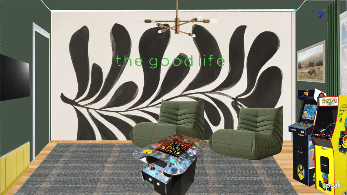 Game Room Inspo designed by Syd Stirling