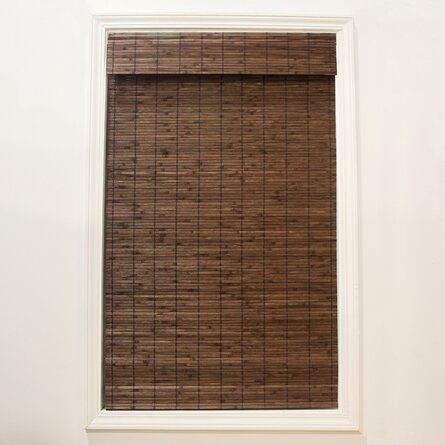 World Menagerie Cordless Brooklyn Flatstick Bamboo Roman Shade | Wayfair added by Nicolette Gianoli