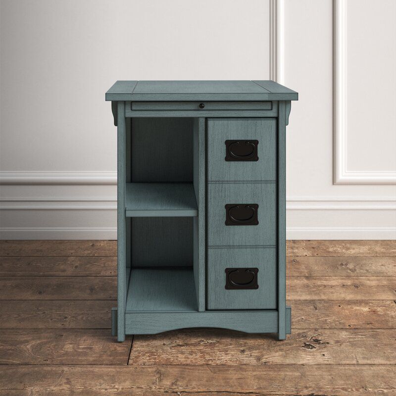 Kelly Clarkson Home Aaliyah Solid Wood Farmhouse One Shelf One Door End Table & Reviews | Wayfair added by sallie tyler