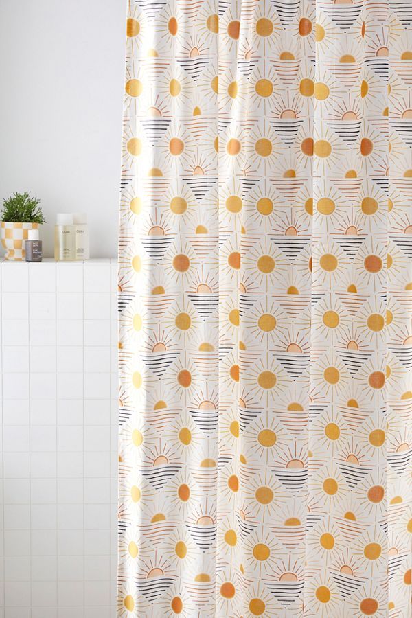 Geo Sun Shower Curtain added by Sarah Kaiser