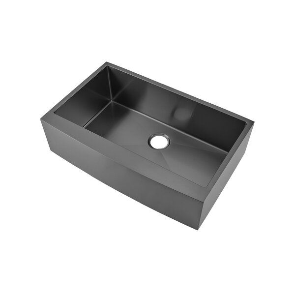 Rivage 33'' L Single Bowl Stainless Steel Kitchen Sink added by HELEN SALGADO