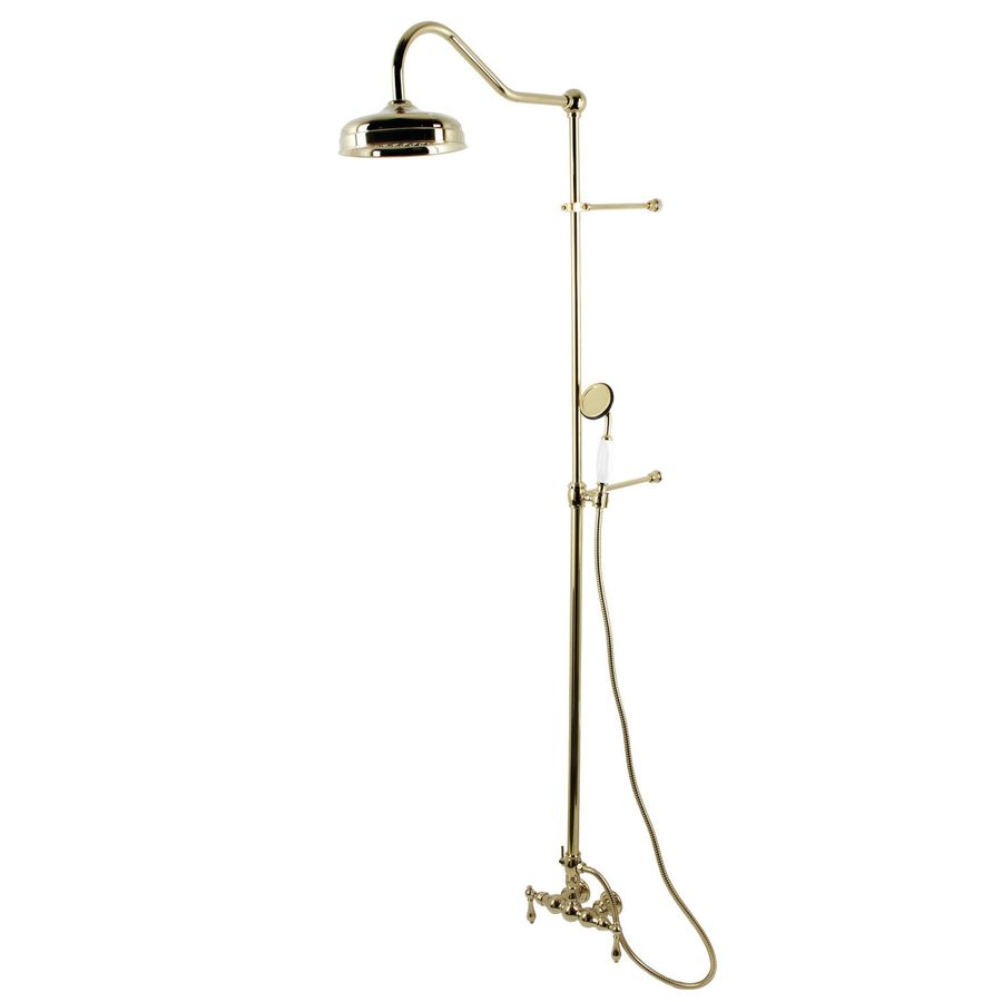 KINGSTON Brass Vintage CCK6172 Tub Wall Mount Rain Drop Shower System with Hand Showe added by hayley jones