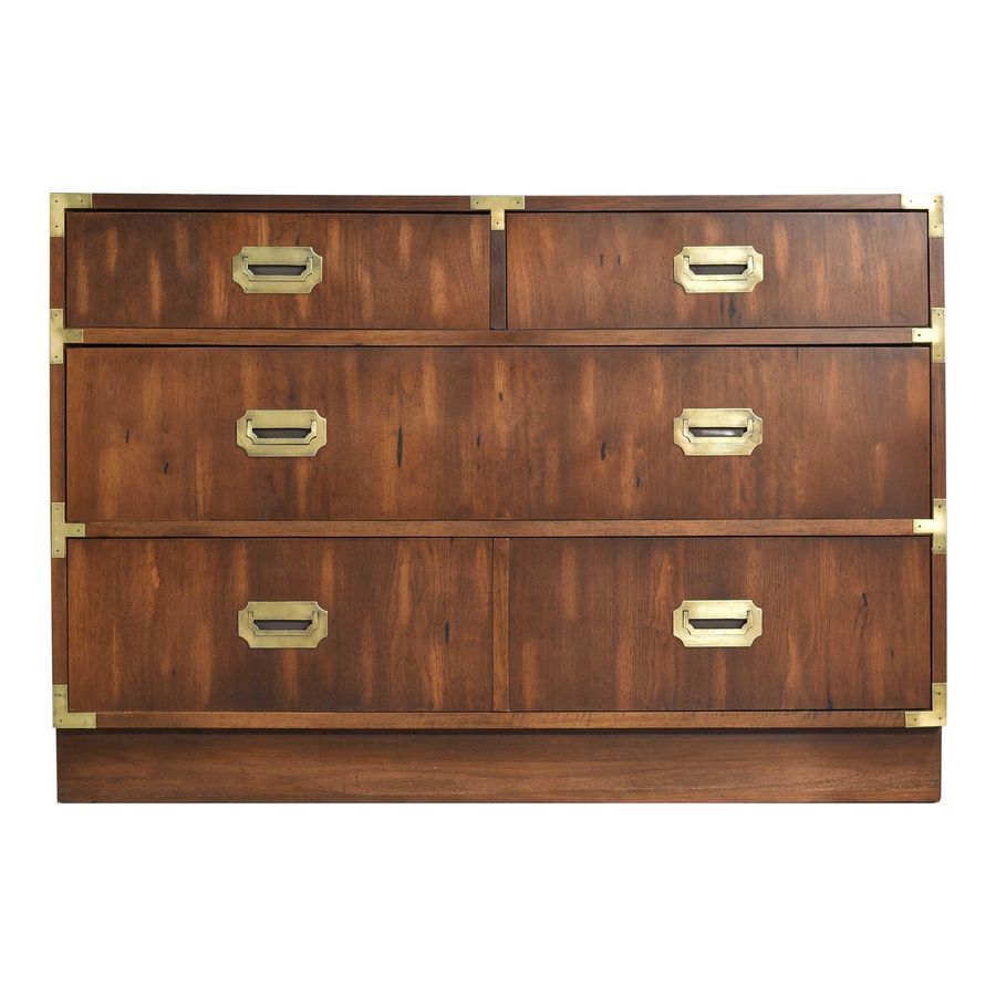 Mid Century Campaign 4 Drawer Dresser by Kroehler added by Ashley Hess