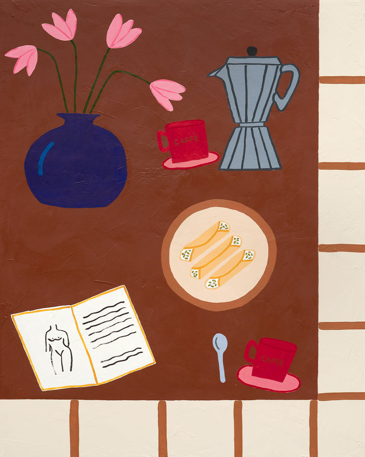 Madeline Jovicic x Bed Threads 'Autumn Table' Print added by Spoak 