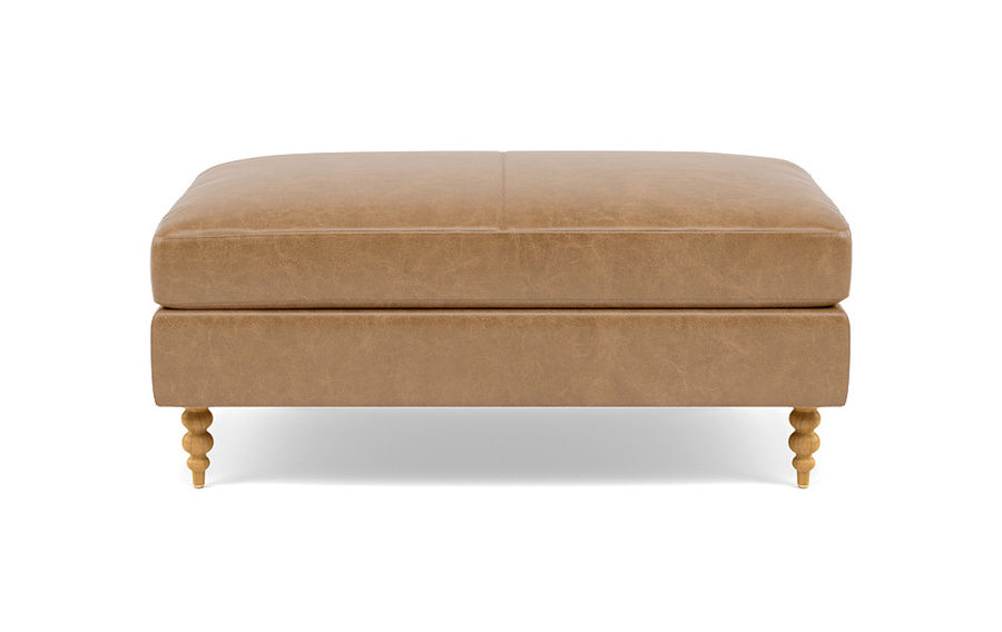 Sloan Leather Ottoman added by Morgan Carey