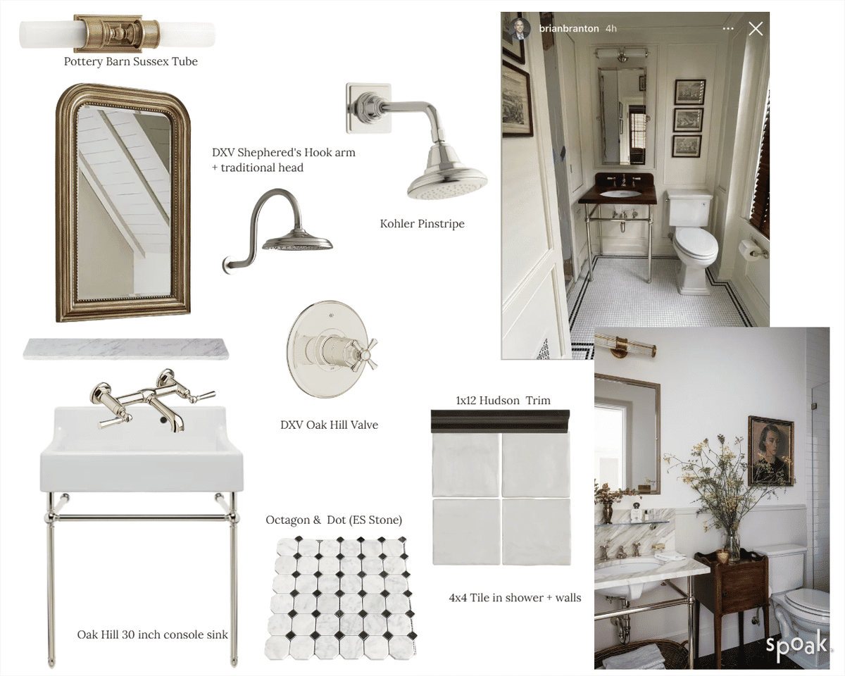 Bathroom Inspo designed by Yvette Lemieux