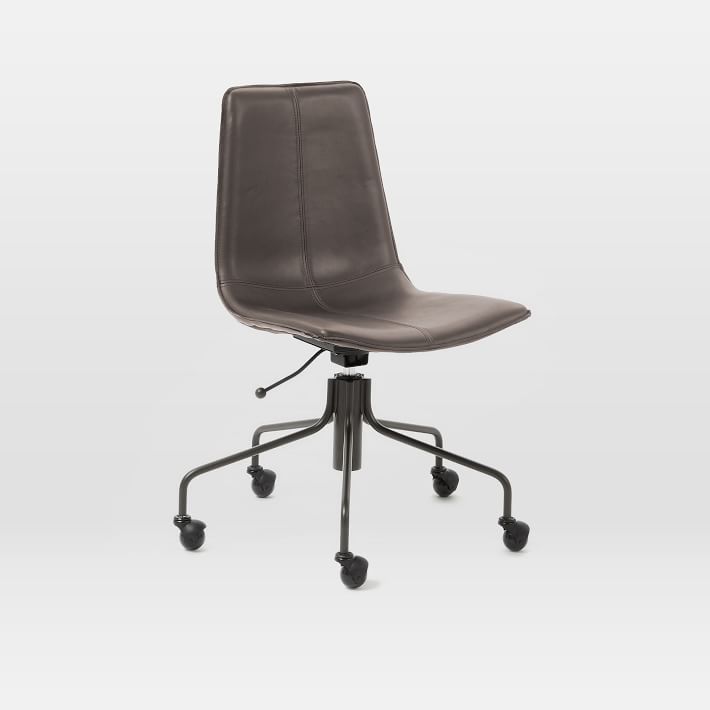 Slope Leather Swivel Office Chair added by Carley Chapdelaine