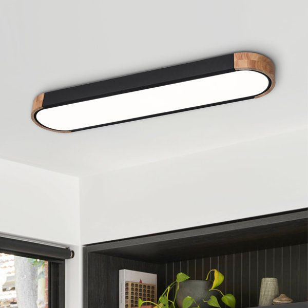 Nouria 1 - Light 37.4'' Simple Rectangle LED Flush Mount added by Charity Mozafari