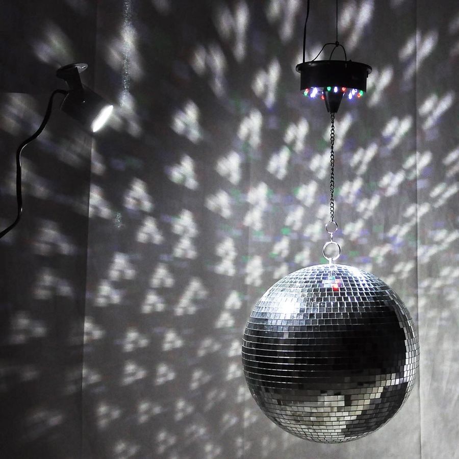 The Holiday Aisle® Mirror Disco Ball LED Net Lights & Reviews | Wayfair added by Hannah McKernan