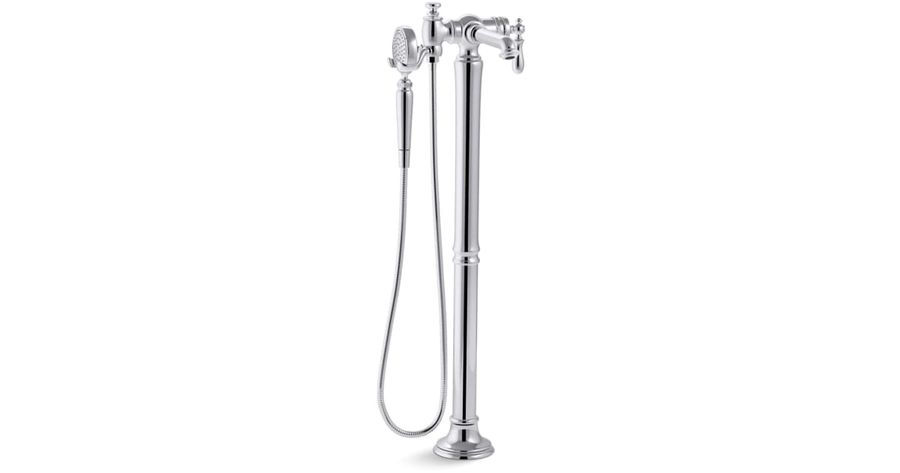 Kohler K-T72790-9M-CP Artifacts Floor Mounted Tub Filler | Build.com added by Jamie Stellato