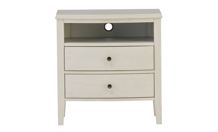 Charlotte White Two Drawer Nightstand added by Jessica Teresi