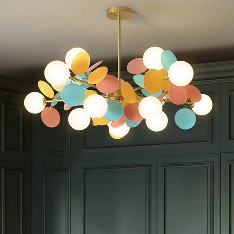 Opal Chandelier1 Head - White - 10" x 9" / 25cm x 23cm / Warm White 3000K added by Christina Miller