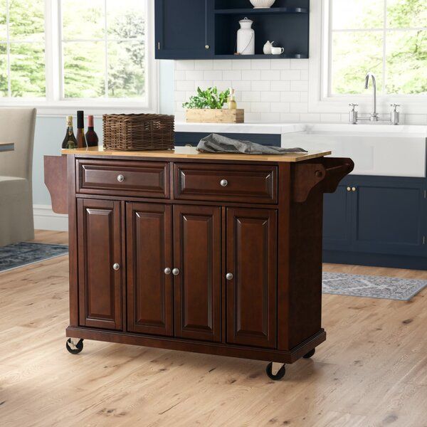 Ken Solid Wood Kitchen Cart added by Rachel Fedorov