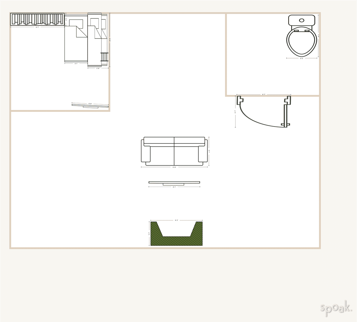 Three Bedroom House Plan designed by maria celestino