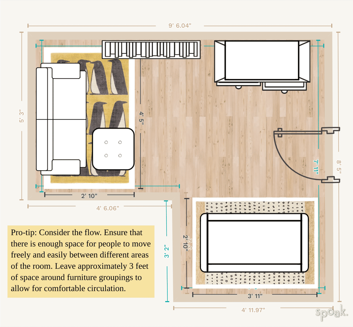 Nursery Plan designed by Angie Rowan